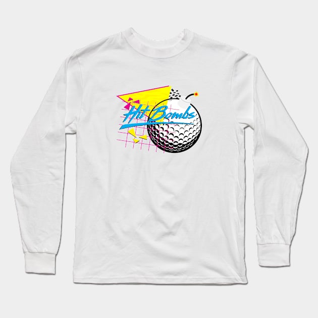 Hit Bombs Retro Long Sleeve T-Shirt by wjm_designs1